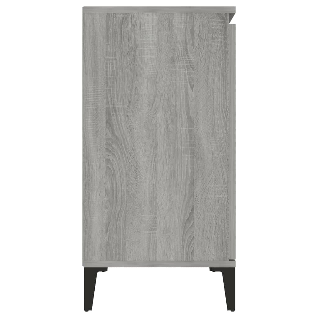 Buffet credenza cassettiera armadio mobile contenitore organizer cucina soggiorno salotto Sonoma 104 x 35 x 70 cm legno ingegnerizzato grigio 02_0036279