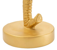 Lampada da Tavolo Elefante Ø 25x43 cm in Poliresina e Ferro