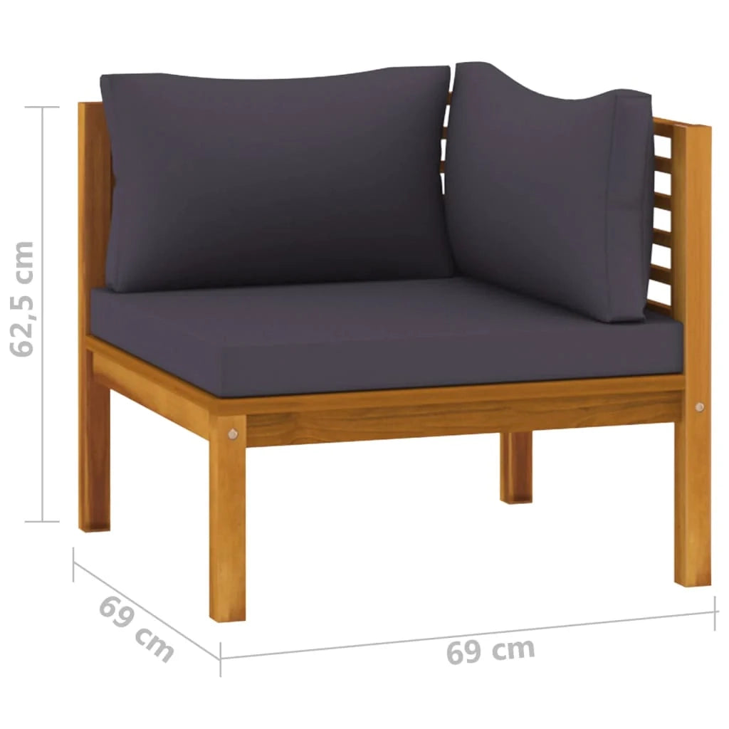 Set di mobili da giardino mobili da esterno 9 pezzi con cuscini legno massello di acacia 02_0017888