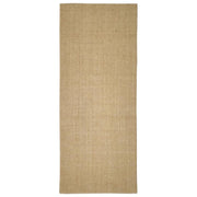 Tappetino tiragraffi in sisal per gatti 80 x 200 cm Marrone chiaro 02_0045555