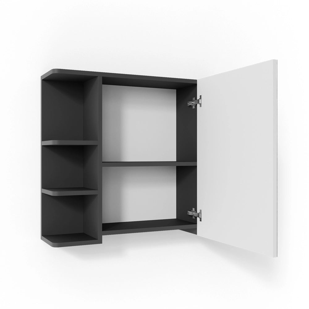 Vicco Specchio contenitore bagno Antracite 79.6 x 64 cm