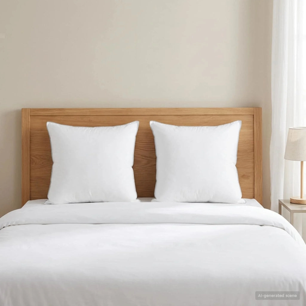 Cuscino 2 pcs 40 x 40 cm Lana Australiana Bianco 42042902