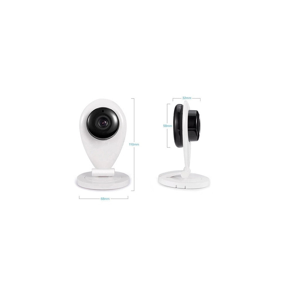 Trade Shop - Mini Ip Wifi Sd Dvr Wireless Camera Wifi Hd Ir Smartphone Audio Cam Baby Monitor -