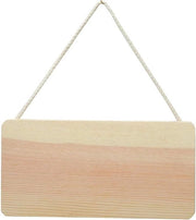 Bordo di Legno Beige - Decorativo - 1 pezzo - Legno - 21 x 11 cm