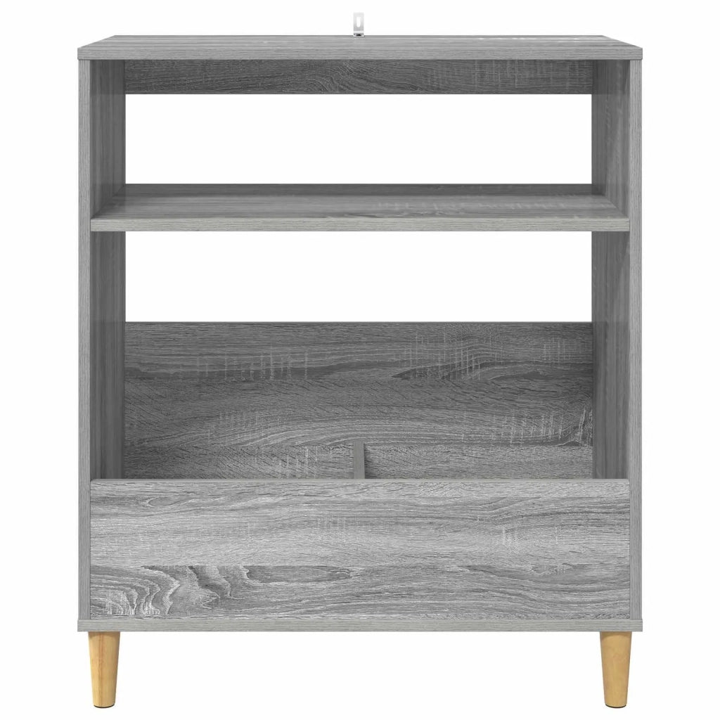 Supporto per giradischi Sonoma grigio 71 x 39,5 x 83 cm 8012895