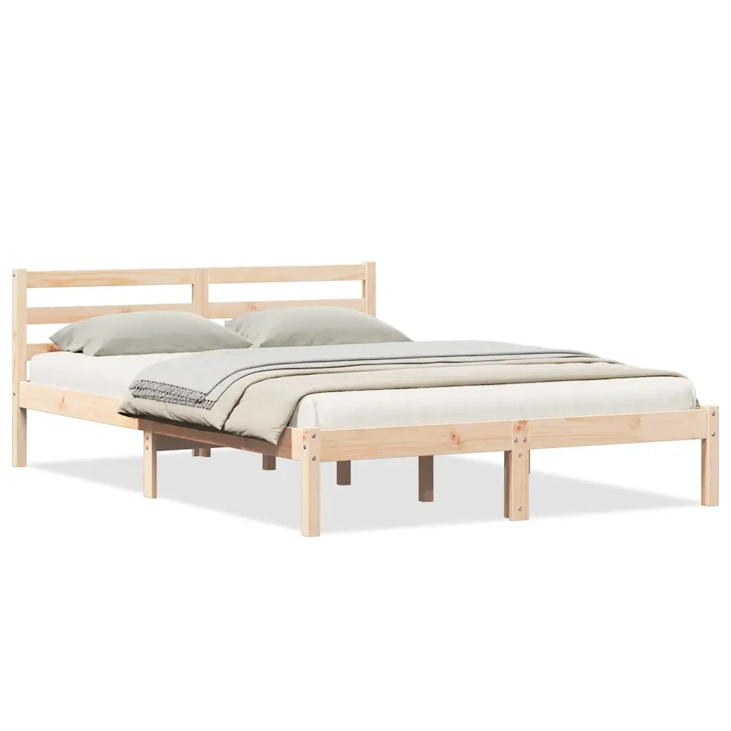Struttura del letto Marrone 215,5 x 145,5 x 69,5 cm 869766