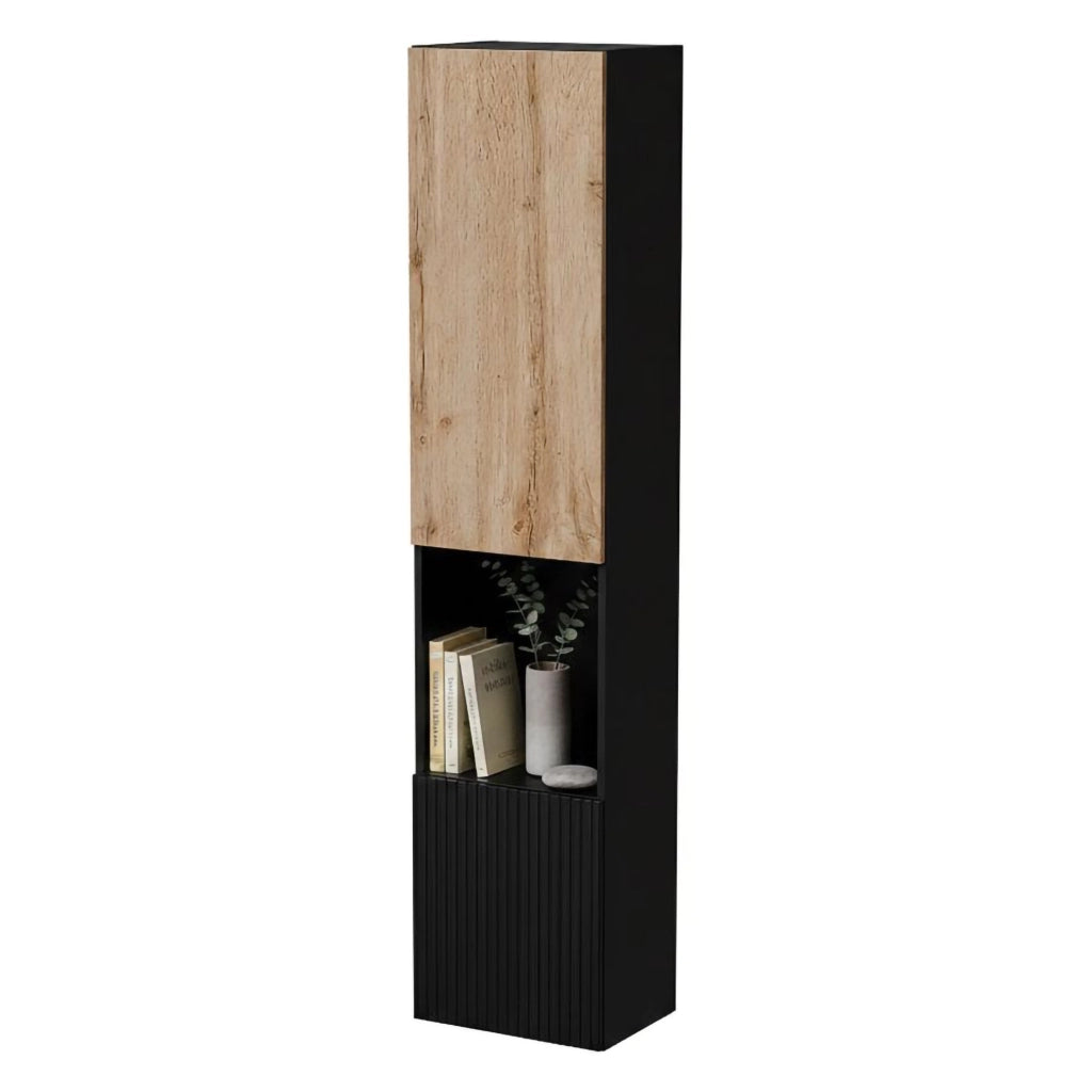 Vetrina Botte, Antracite e Rovere
