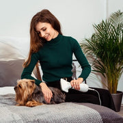 Borsetta per Grooming, Slicker Borsetta per Cani, Borsetta per Animali di Casa per massaggiare e pettinare gatti e cani con pelo corto, medio e lungo.