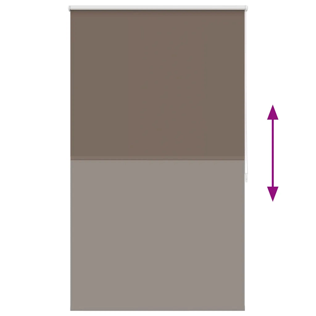 Tenda a rullo oscurante 124,4x175 cm Tessuto Larghezza 120 cm caffè 240126