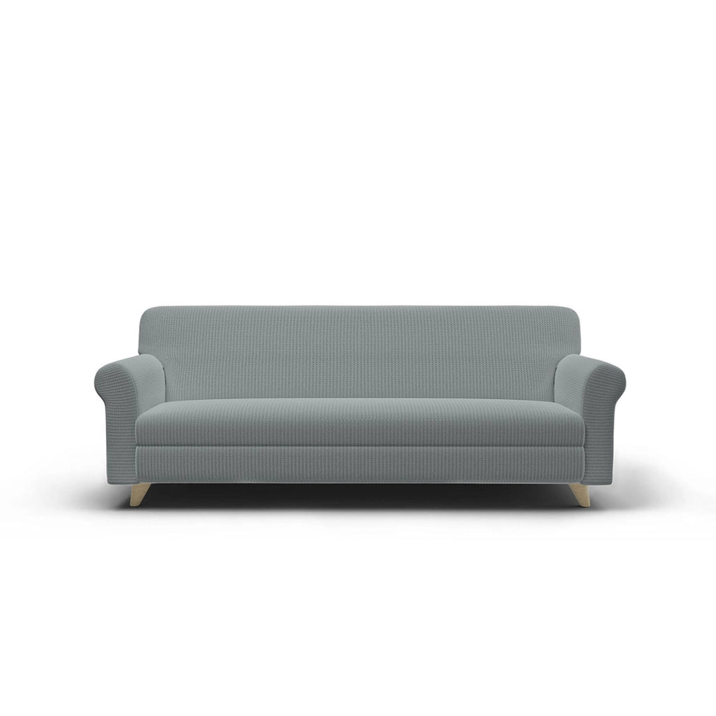 Copridivano Elasticizzato 1 Posto in Poliestere Iris Grigio Chiaro