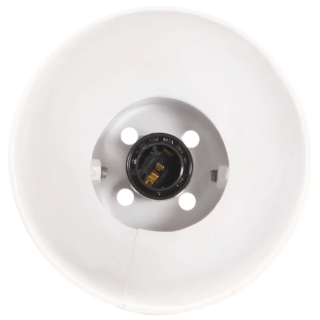Lampada da Parete in Stile Industriale Bianca 45x25 cm E27 CFW5373613
