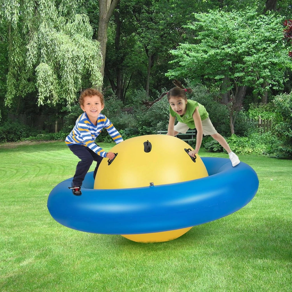 Palla gonfiabile da arrampicata per bambini, pallina gonfiabile per arrampicata, telaio da arrampicata con 6 maniglie, cupola da arrampicata fino a 3 bambini, portata fino a 113 kg, per bambini