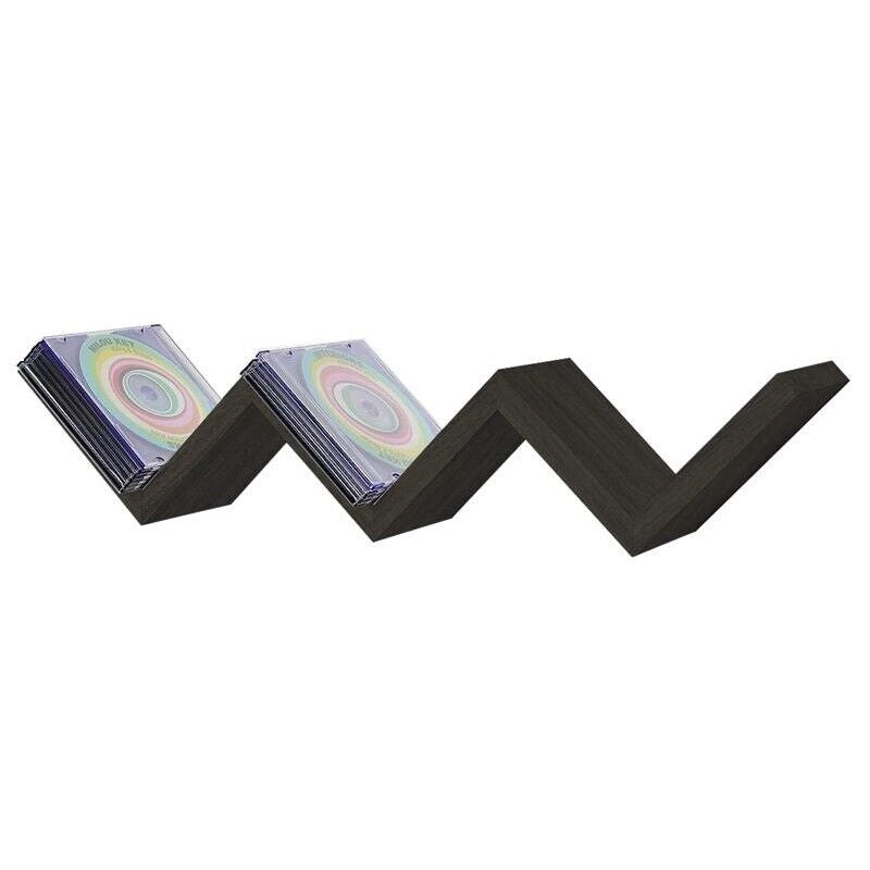 MAURY'S MENSOLA ZIG ZAG DIMENSIONI 59X12X12 CM IN COLORE WENGÈ