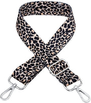 Rigido Supporto per Spalla Regolabile 80-140cm - Cinturino Largo - Poliestere - Oro/Argento/Nero - 3,8cm Largo - Leggero 100g - Cinturino per Borsa