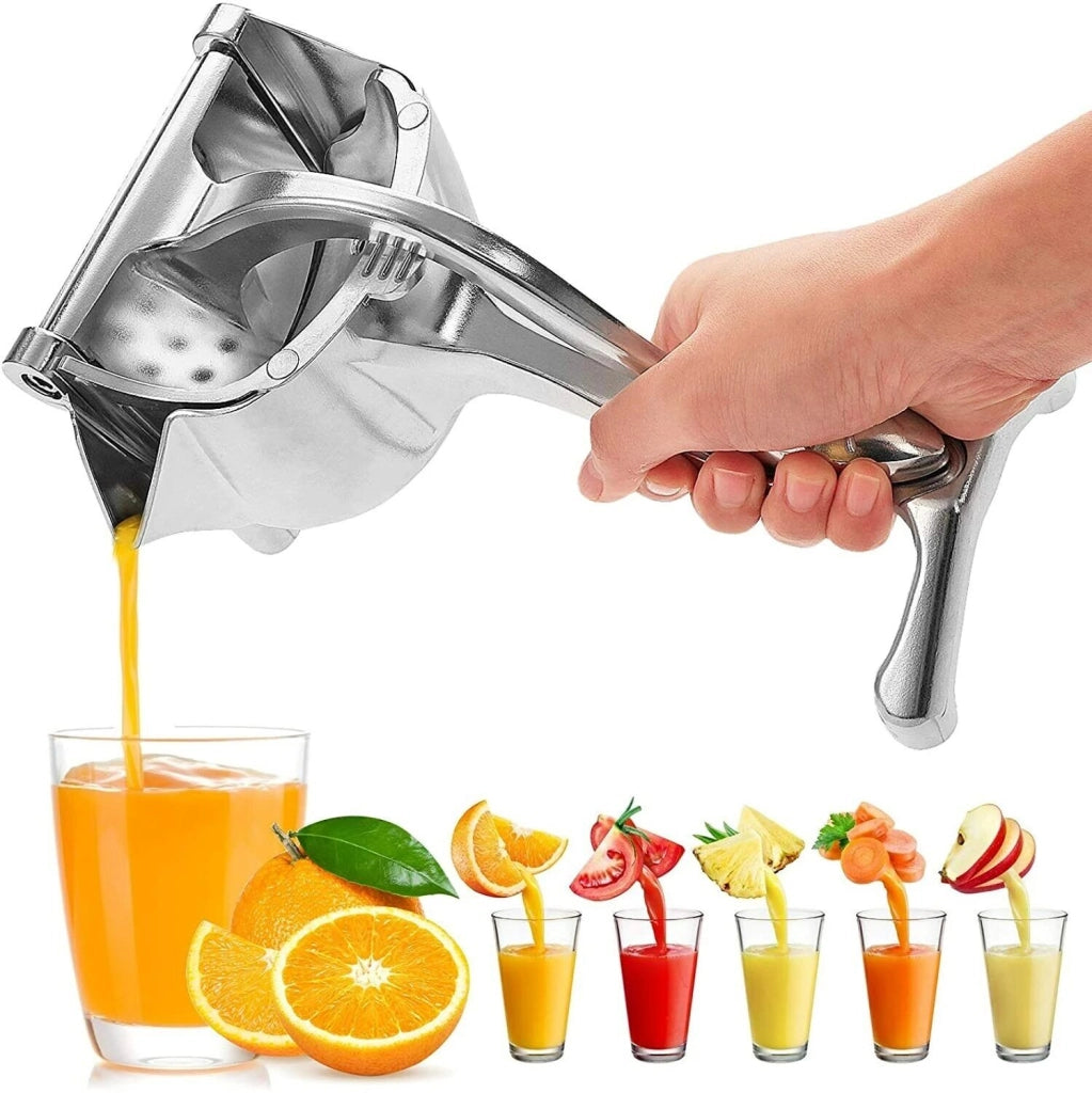 SPREMIAGRUMI ESTRATTORE MANUALE DI SUCCO PRESSA FRUTTA FRESCA ALLUMINIO 10918