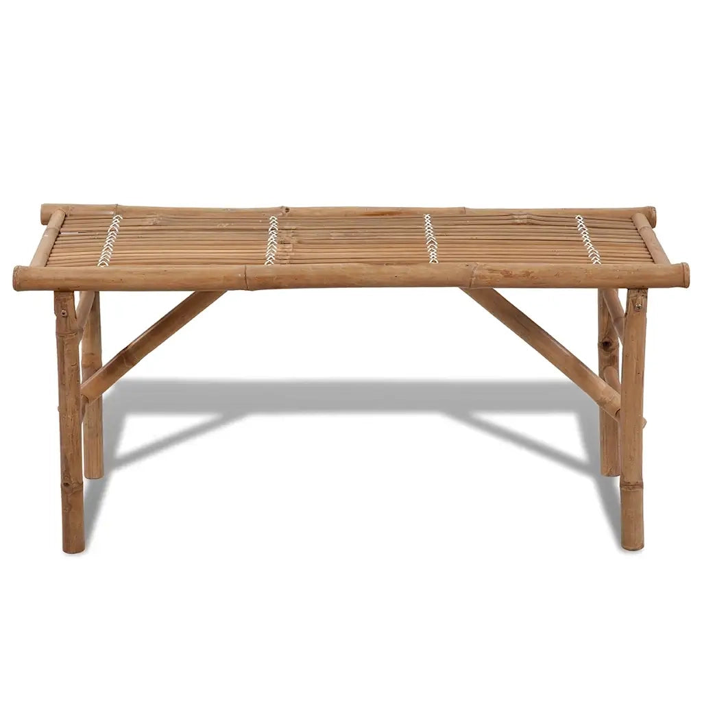 Panca da Giardino Pieghevole 118 cm in Bambù 41503