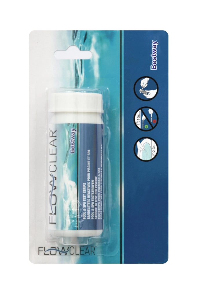 Test Analisi PH con Cloro con Alcalinita 58142 Bestway a Strisce 50 Pezzi