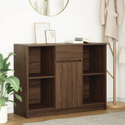 Credenza con Cassetto Rovere Marrone 101x35x76 cm in Truciolato 861568