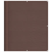 Schermo da balcone | Paravento da Balcone Marrone 120x700 cm 100% Poliestere Oxford