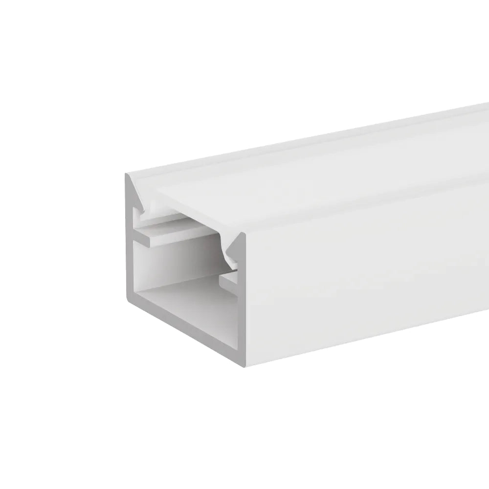Profilo mini in alluminio bianco 2mt per striscia led