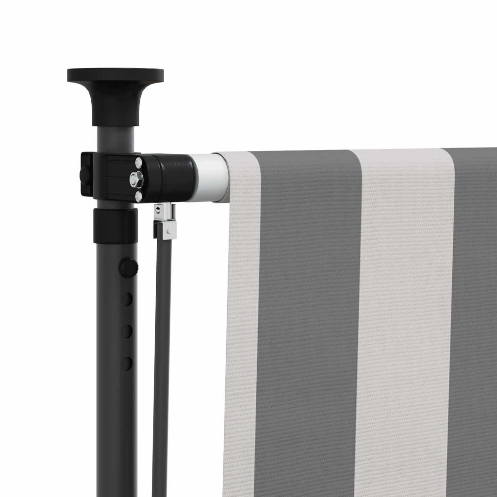 Tenda a Rullo Esterna Antracite e Bianco 150 x 270 cm 42037139