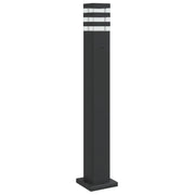 Lampada da Terra per Esterni con Presa Nera 80 cm Alluminio CFW8243890