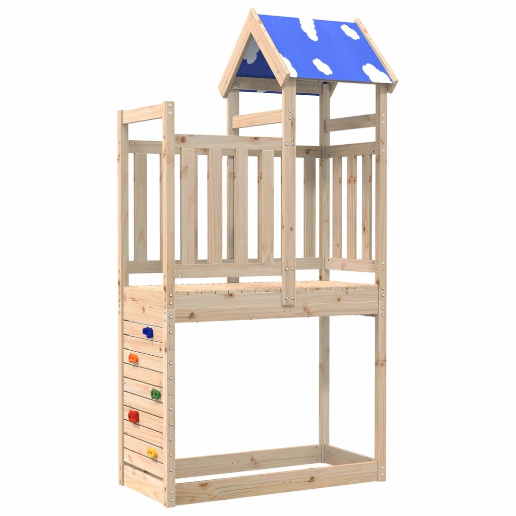 Torre da Gioco Marrone 110.5 x 52.5 x 215 cm Pino massello CFW4898804
