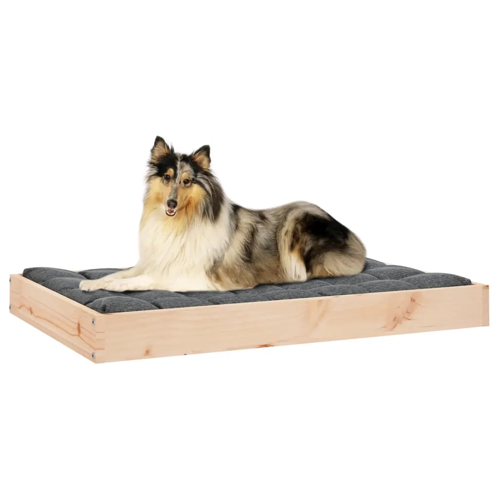 Cuccia per Cani 91,5x64x9 cm in Legno Massello di Pino cod mxl 50975