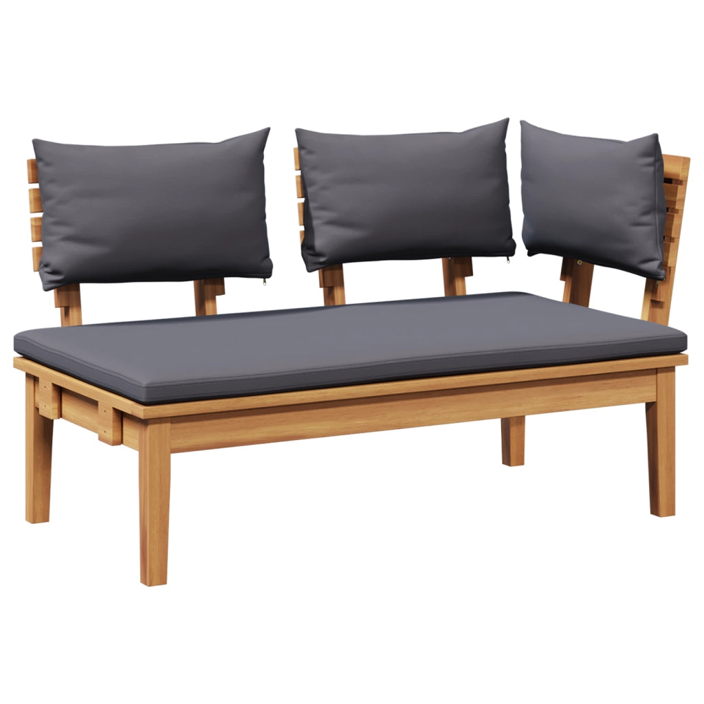 Set di Panchine da Giardino in Legno Massello di Teak