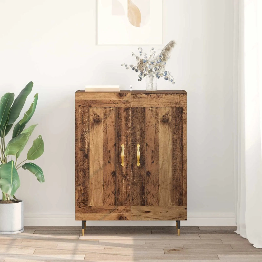Credenza | Madia | Buffet da pranzo | Armadio da pranzo Legno vecchio 69,5 x 34 x 90 cm Legno multistrato