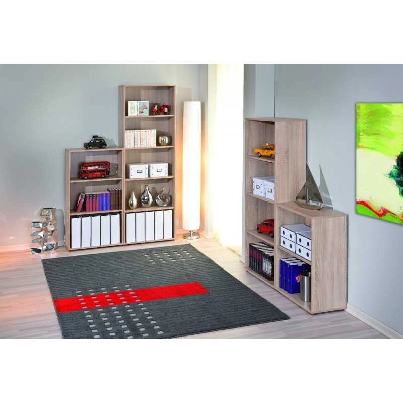 Libreria Inter Link 4 livelli laminato finitura rovere