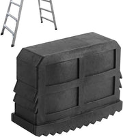 Fetini Antiscivolo per Scale - Pieghevoli in Gomma - 2 Pezzi/Pair - Adatti per Scale in Alluminio 57x21mm - Gomma Resistente - Ottimo Grip - Pieghe per Scale