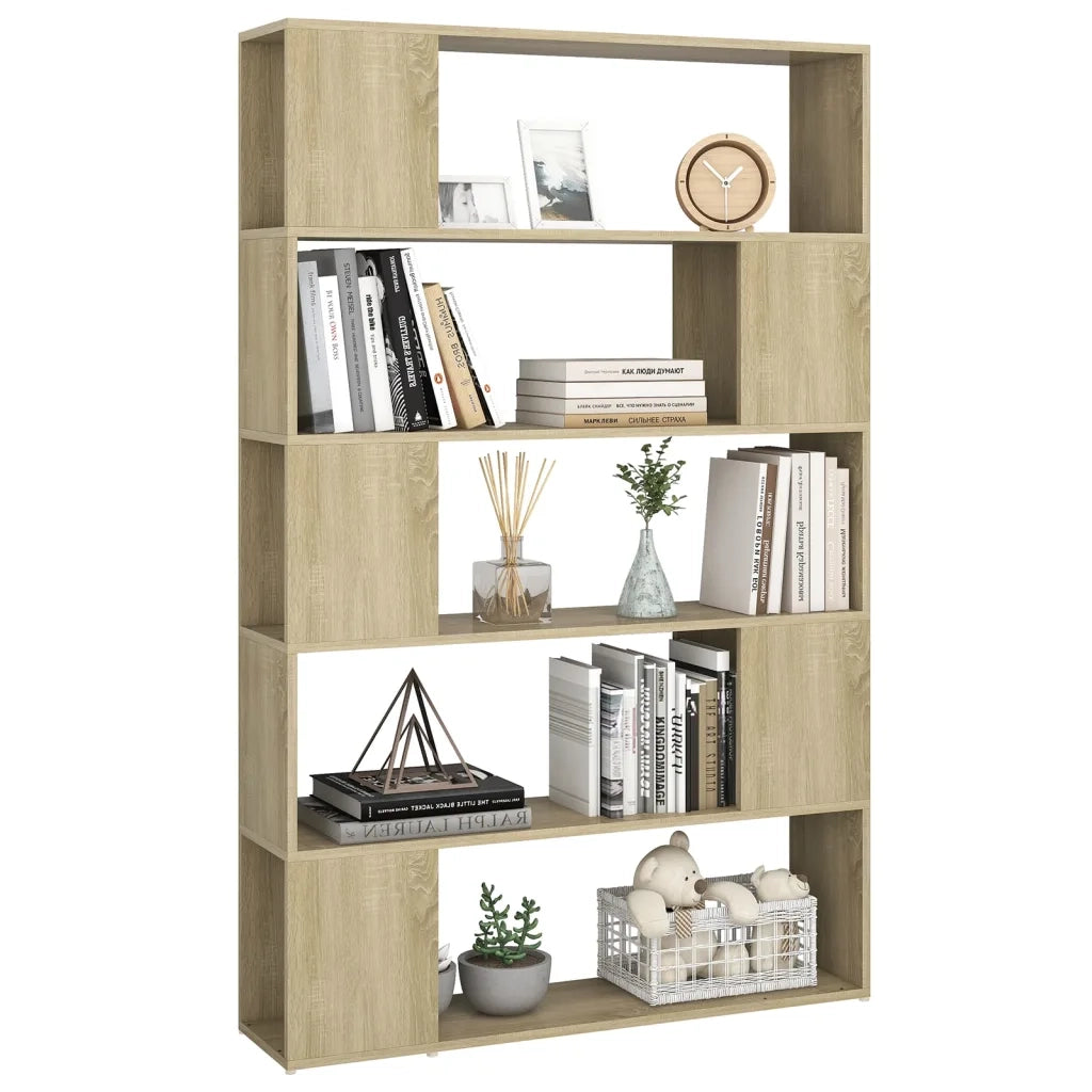 Libreria/Divisorio Rovere Sonoma 100x24x155 cm in Truciolato 809200