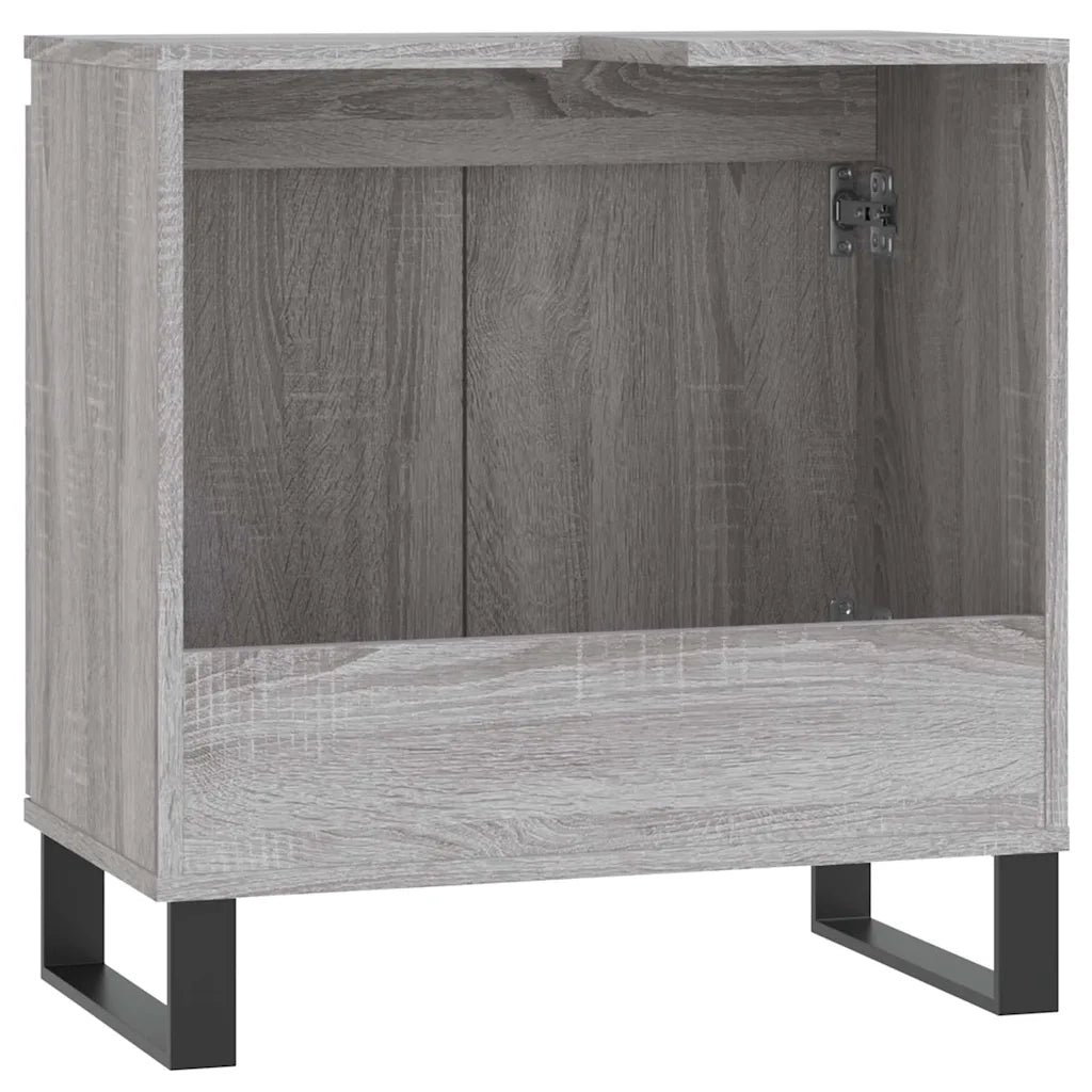Mobile da Bagno | Armadio da bagno Grigio Sonoma 58x33x60 cm in Legno Multistrato