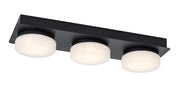 Plafoniera LED bagno 18W nero opaco IP44 Attichus Rabalux