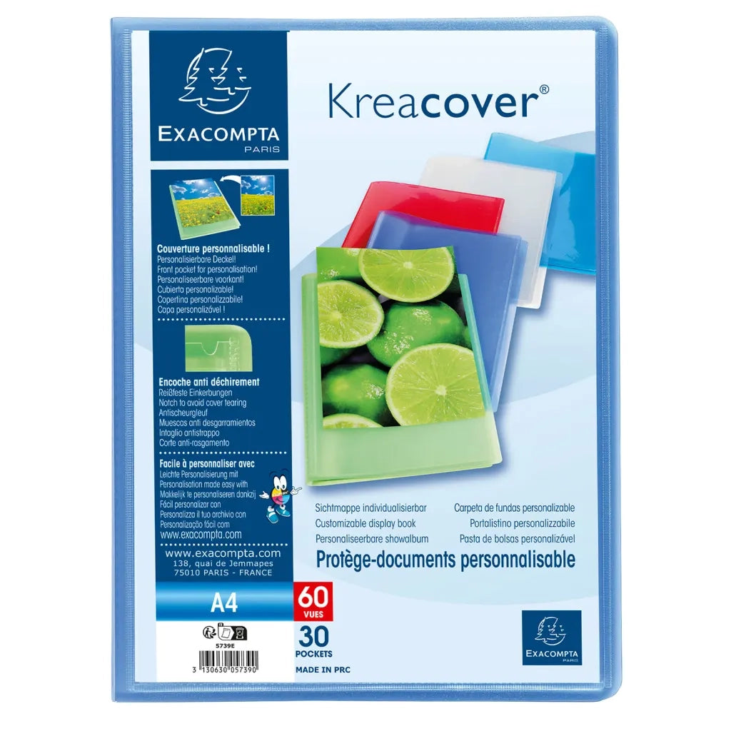 Exacompta Portalistini Kreacover A4 30 Tasche PP 12 pz 444616