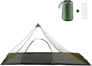Tenda da Campeggio con Porta a Rullo e Tasca a Spalla, 220 x 120 x 100 cm Tenda Esterna, Tenda con Protezione contro le Zanzare per Escursioni e Giardino