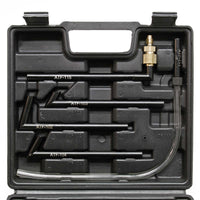 Riempitore d’olio di 7 litri con pompa ad azionamento manuale e 15 adattatori per veicoli diversi