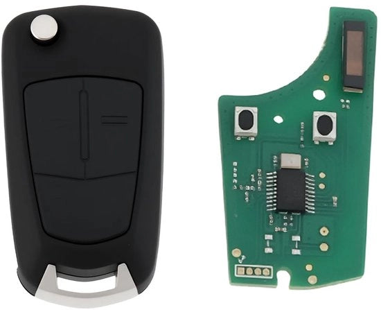 Pulsante di comando a distanza 2-buttone con 433MHz per Opel Corsa D