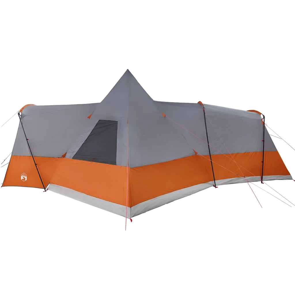 Tenda Teepee per 8 Persone 8 persona Grigio e arancione 42003998