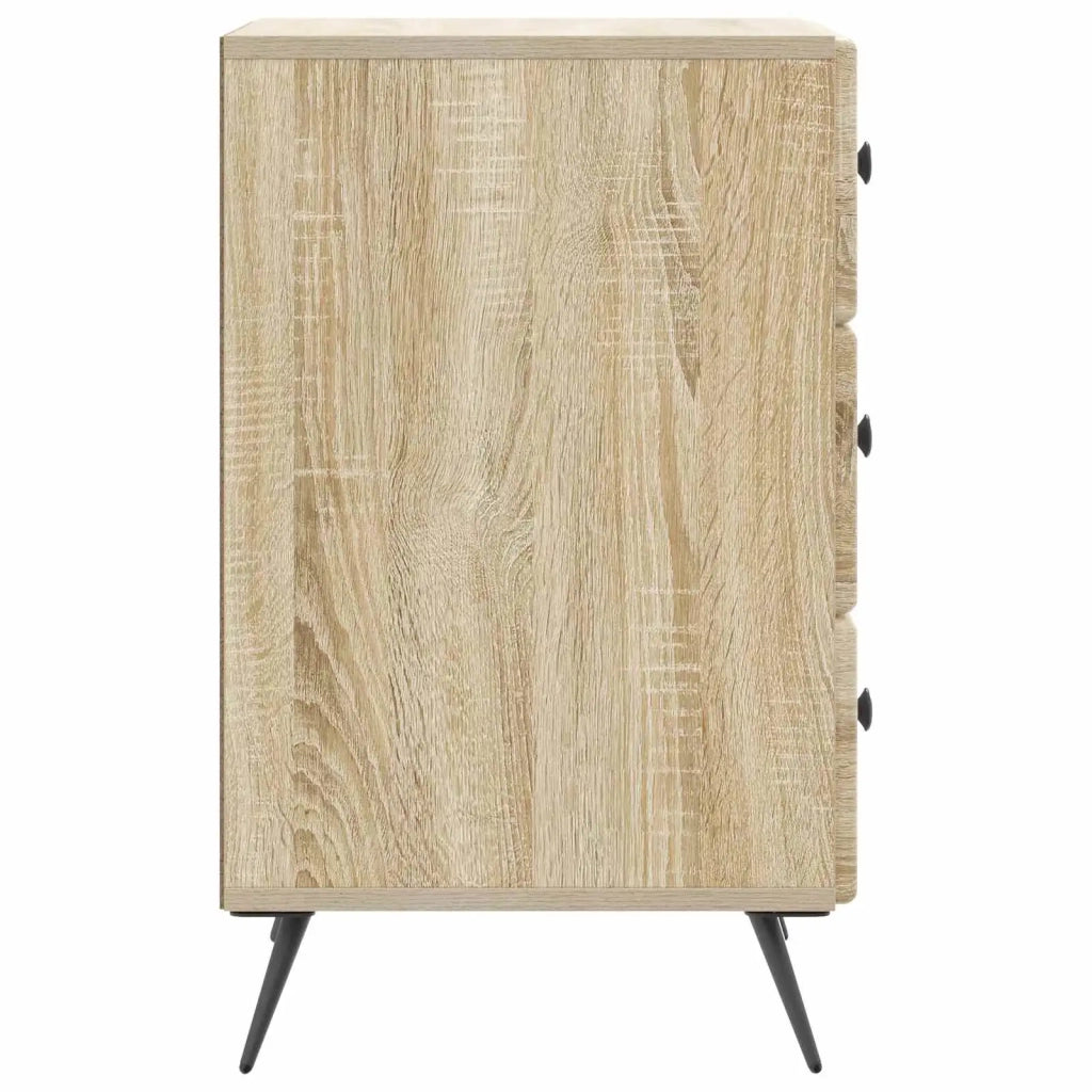 Armadio da Notte con cassetto Rovere Sonoma 43 x 41 x 66,5 cm 895477