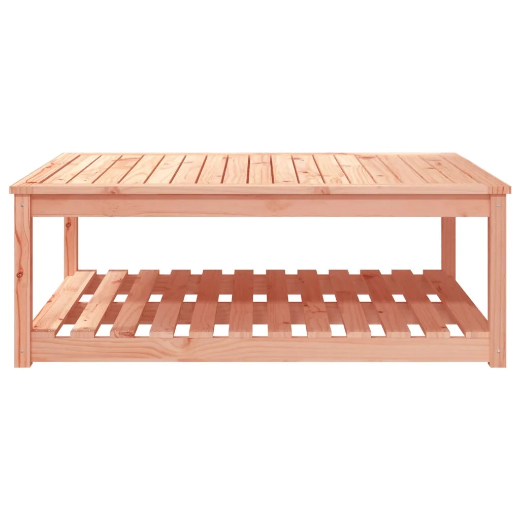Tavolo da Giardino 121x82,5x45 cm in Legno Massello di Douglas 824153