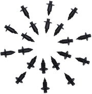 Clip di fissaggio 20 pezzi - Viti a chiodo 7 mm - Plastica - Motocicletta/ATV - Diametro di collo 14 mm - Componenti originali di ricambio