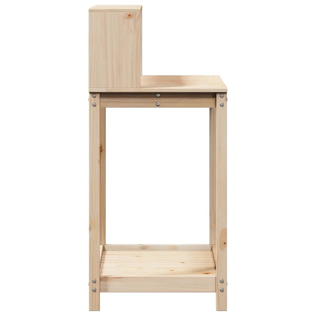 Tavolo Invaso con Ripiani 82,5x50x109,5 cm Legno Massello Pino CFW7684570