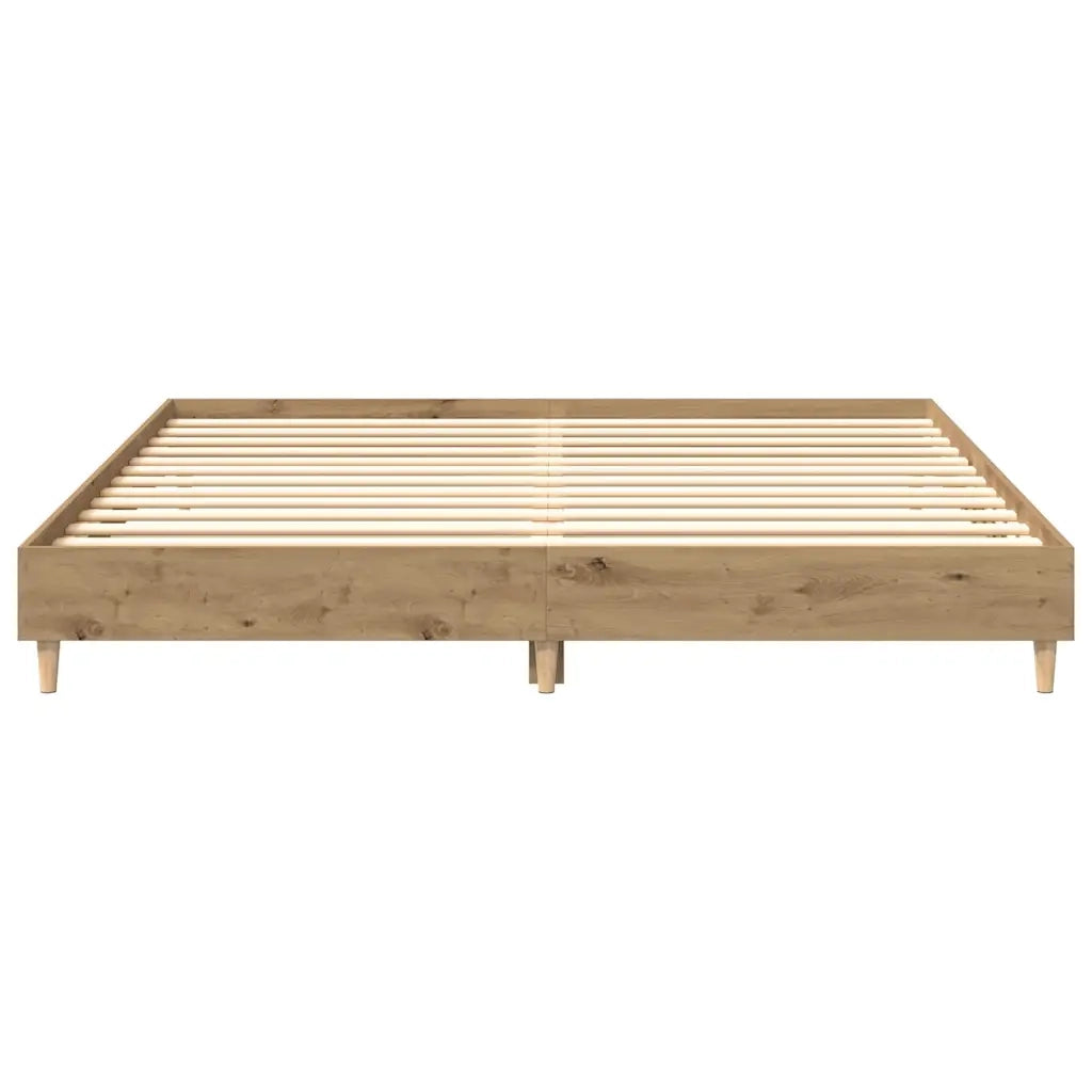 vidaXL Giroletto senza Materasso Rovere Artigianale 180x200 cm