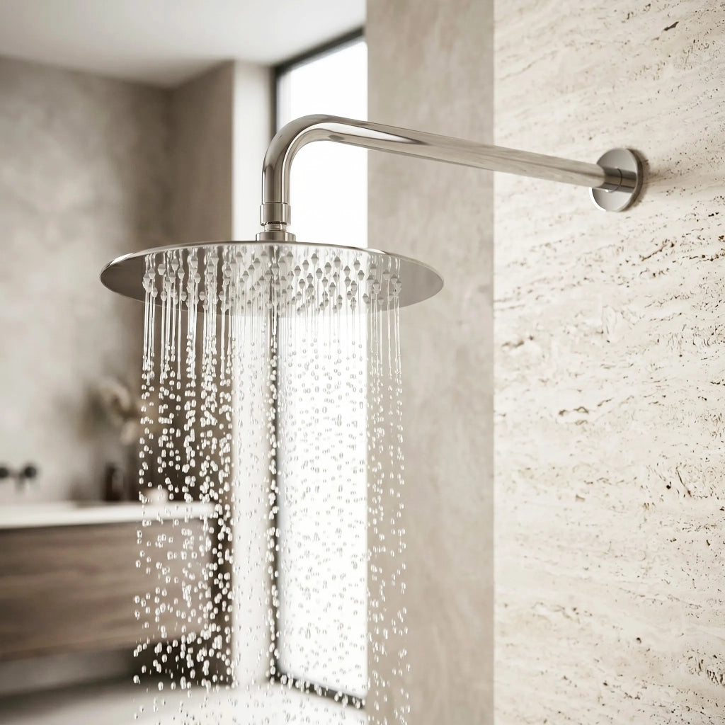 Soffione Doccia Rotondo Rea Js-p014 25cm Chrome