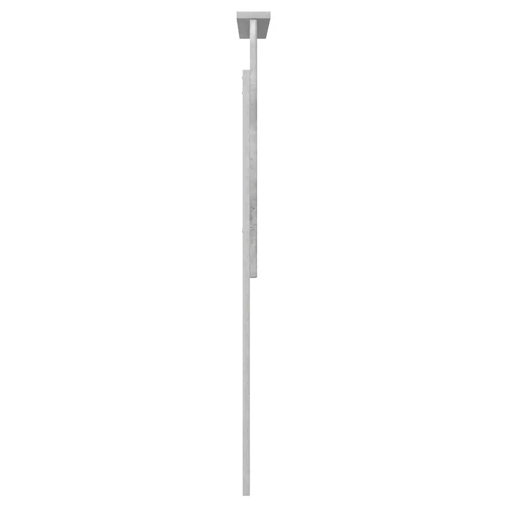 Testiera-Testata-Testiera Decorativa Grigio cemento 75 cm Legno multistrato 238769