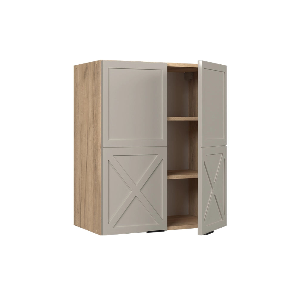 Vicco Pensile da cucina GrigioBeige 60 cm