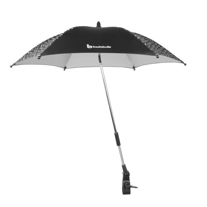 BADABULLE Ombrello Nero Anti UV 50+