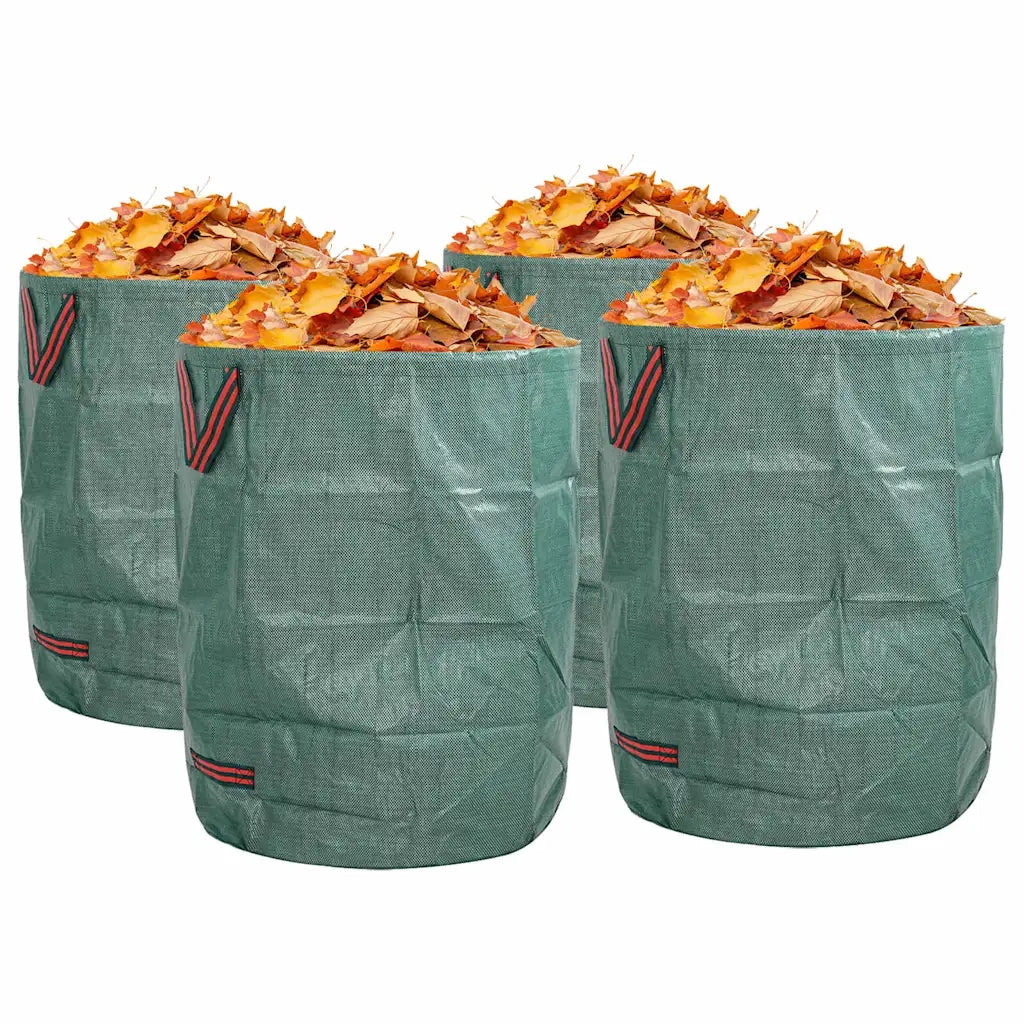 Sacchi per Rifiuti da Giardino 4 pcs Verde 66 x 66 x 83,5 cm 42008103